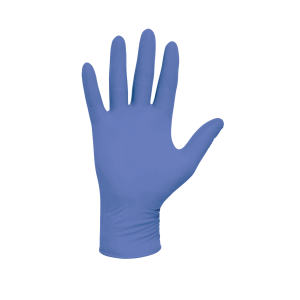 Halyard Aquasoft Nitrile Gloves, Large, Blue, 3000/Case