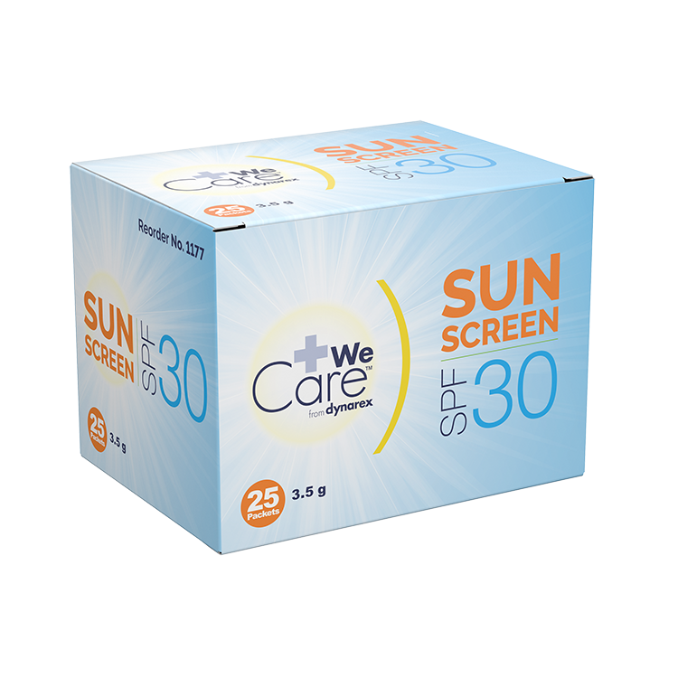 Dynarex WeCare Sunscreen, 3.5g Packets, 1000/Case