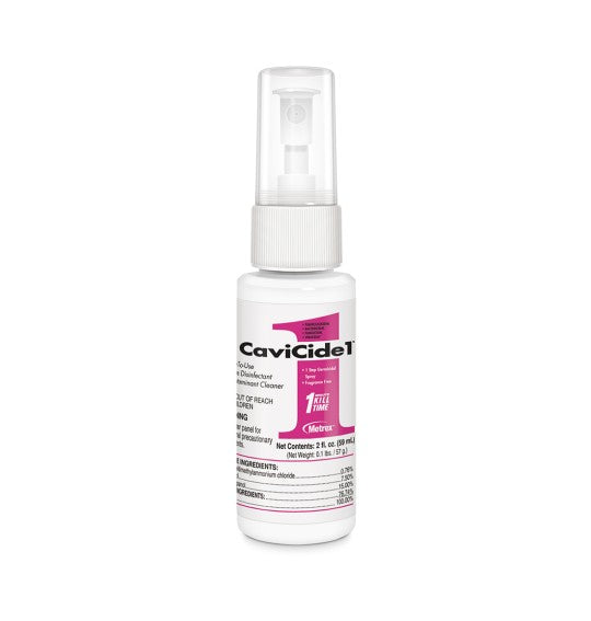 METREX CAVICIDE1 SURFACE DISINFECTANT 2 oz spray, 48 bottles per case