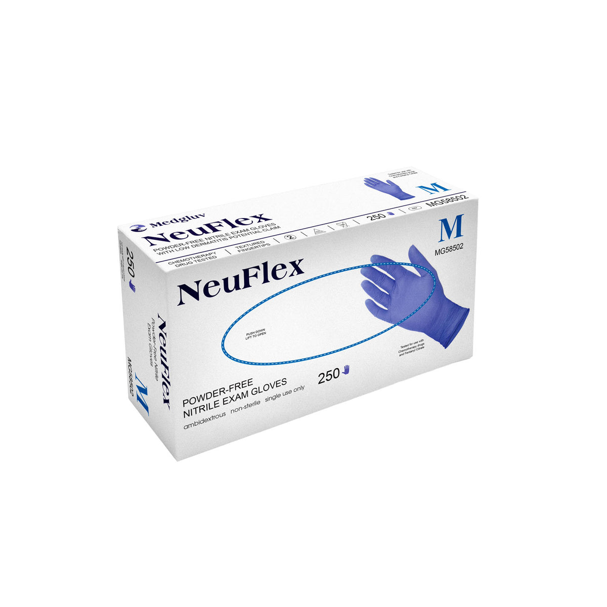MEDGLUV NEUFLEX NITRILE EXAM GLOVE