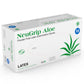 MEDGLUV NEUGRIP ALOE Latex Exam Gloves, Large, Box of 100