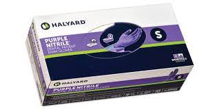 HALYARD PURPLE NITRILE DENTAL EXAM GLOVES Box of 100