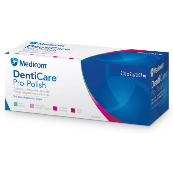 MEDICOM DENTI-CARE PROPHYLAXIS PASTE WITH FLUORIDE Mint, 200/bx