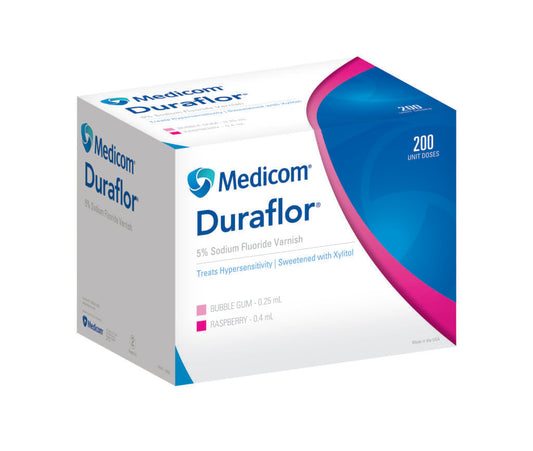 MEDICOM DURAFLOR 5% SODIUM FLUORIDE VARNISH