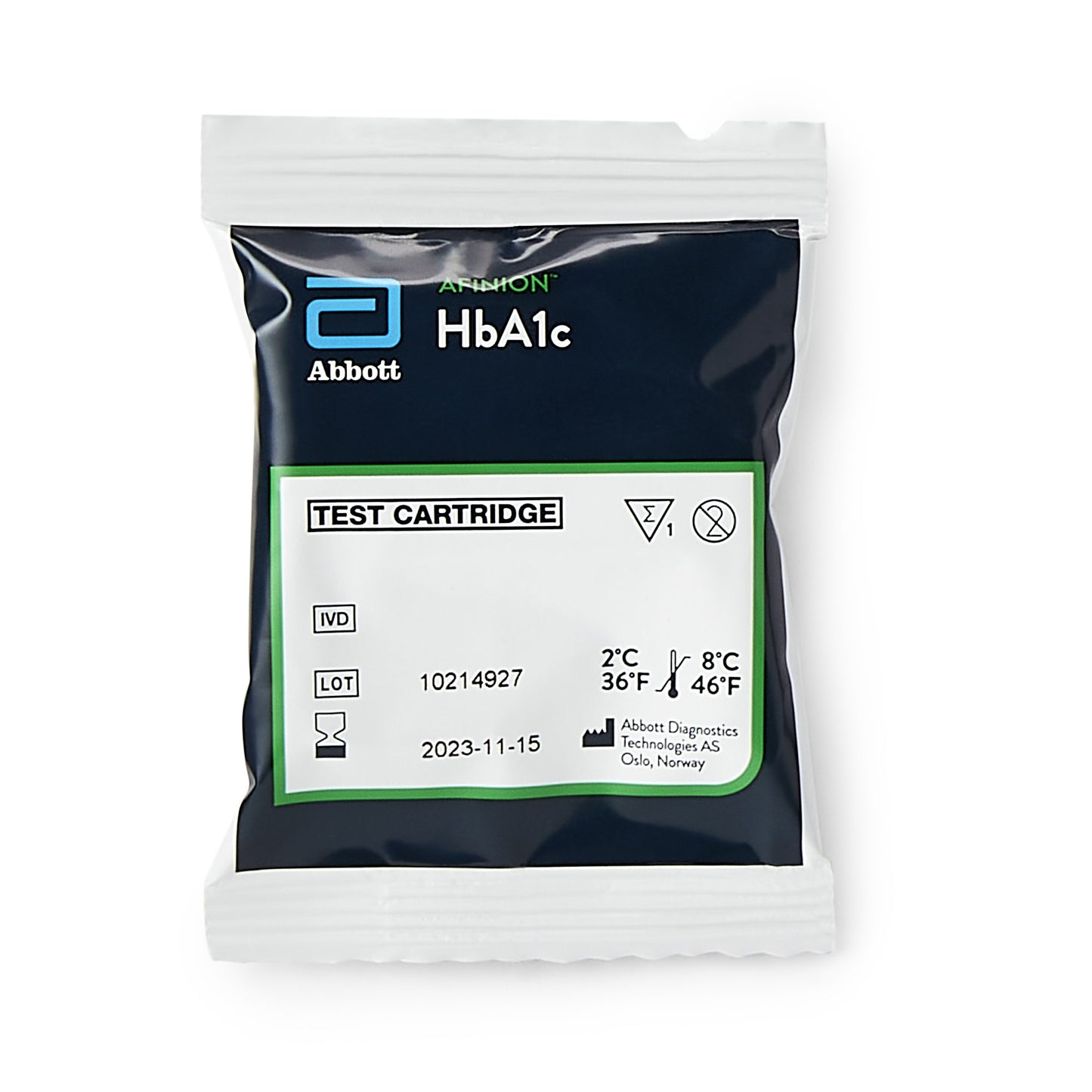 HbA1c TEST CARTRIDGES FOR CHOLESTECH AFINION™ AS1000, 15 tests/kt