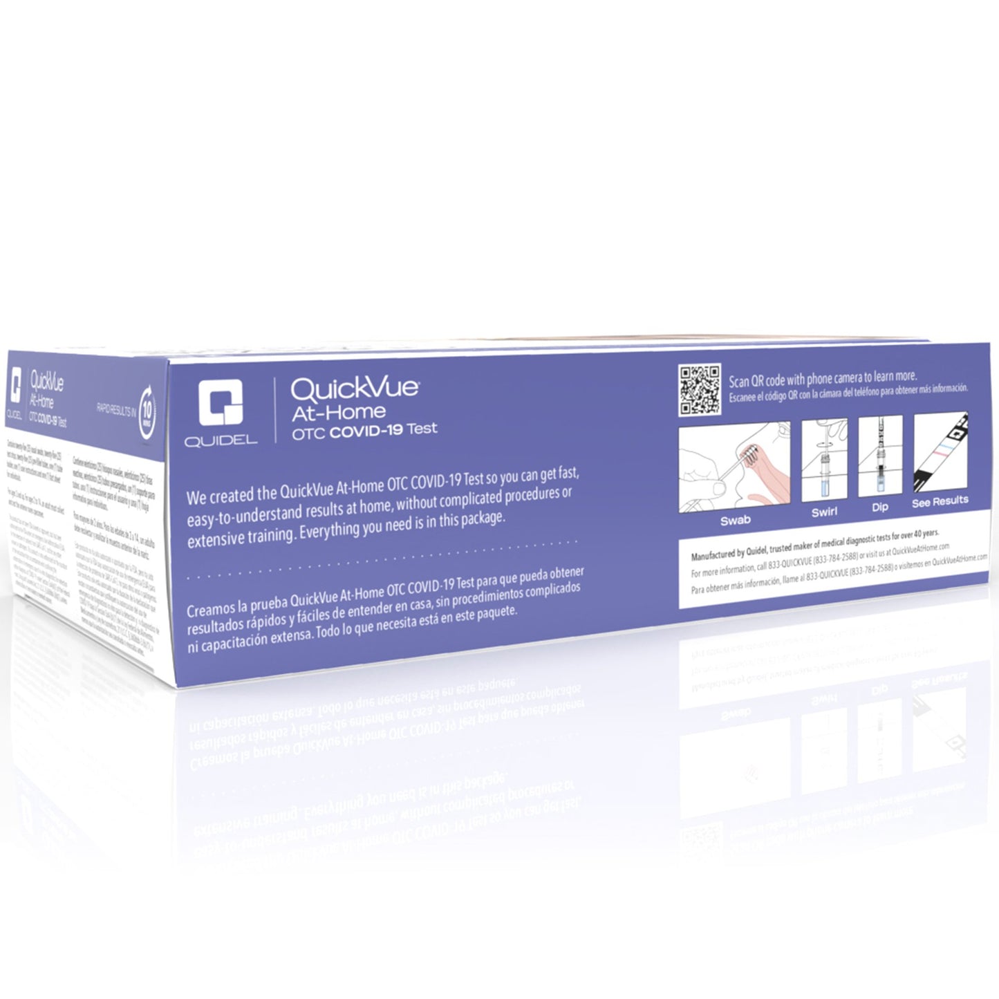 QUIDEL QUICKVUE At-Home OTC COVID-19, 25 test/kit