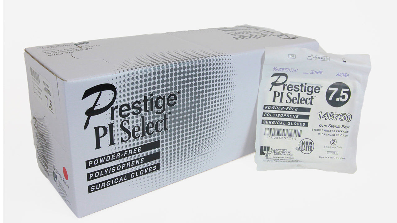 INNOVATIVE PRESTIGE PI SELECT POLYISOPRENE POWDER-FREE SURGICAL GLOVES