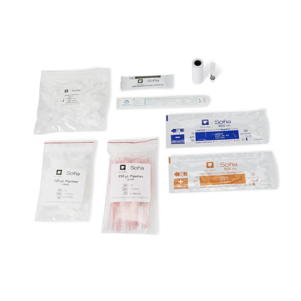 QUIDEL SOFIA RSV TEST KITS, 25 test/kt