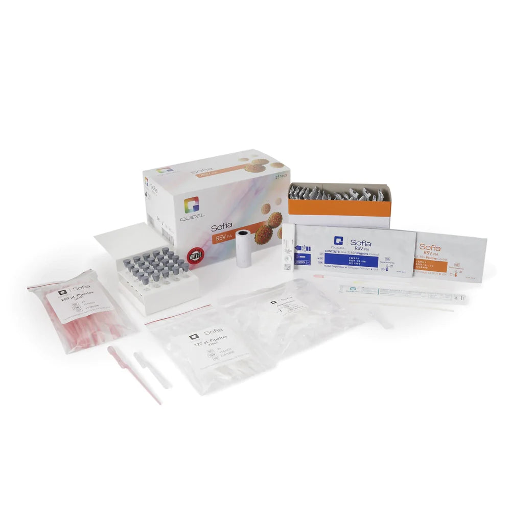 QUIDEL SOFIA RSV TEST KITS, 25 test/kt