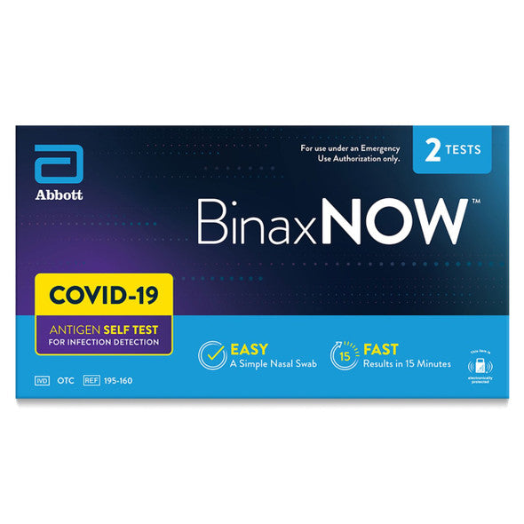 ABBOTT POC BINAXNOW COVID-19 Ag Self Test Kit