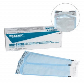 CROSSTEX DUO-CHECK STERILIZATION POUCHES, Various Options