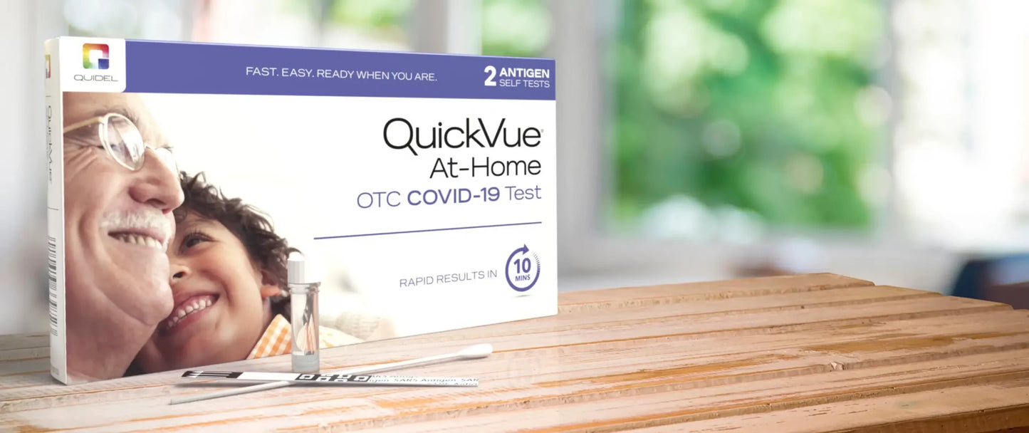 Quidel QuickVue At-Home OTC COVID-19, 2 test/kit