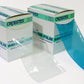 CROSSTEX BARRIER FILM WITH FINGER LIFT EDGE, Blue or Clear, 4" x 6" 1200/roll 8 rl/cs