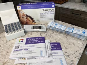 QUIDEL QUICKVUE At-Home OTC COVID-19, 25 test/kit