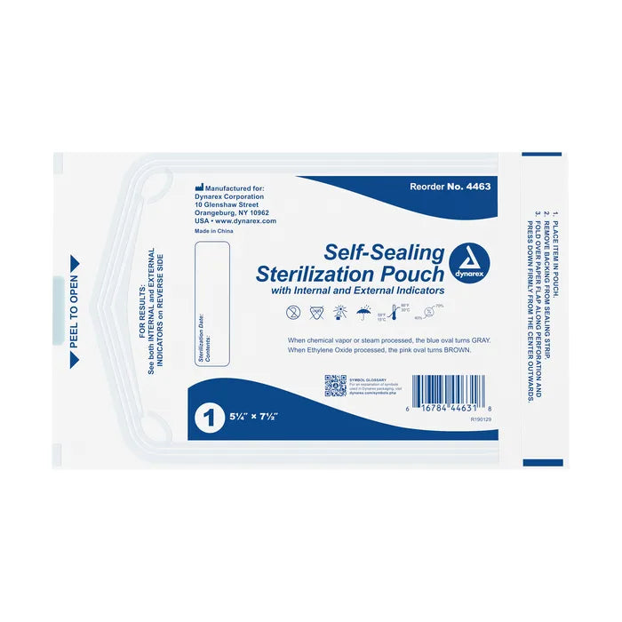 Dynarex Sterilization Pouches, Various Options