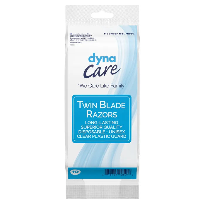 Dynarex Twin Blade Razors, Case/300